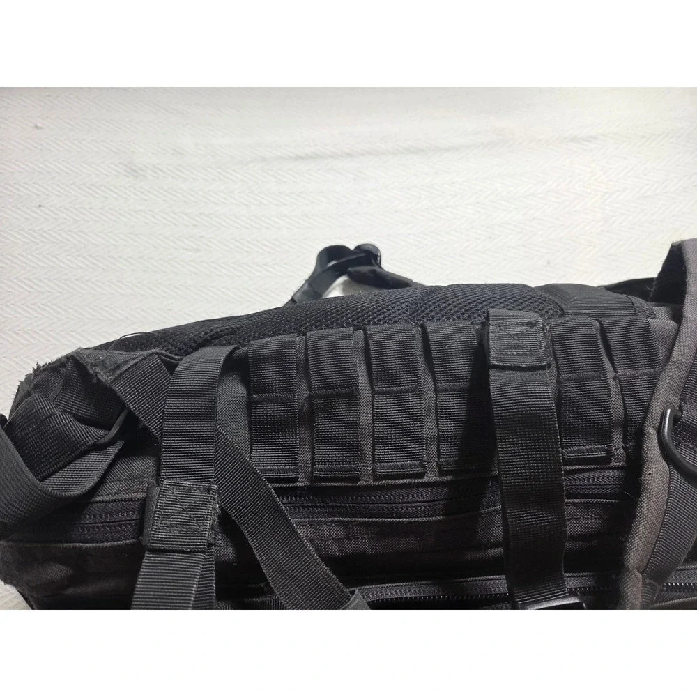Red Rock Outdoor Gear Tactical MOLLE Backpack Black 15